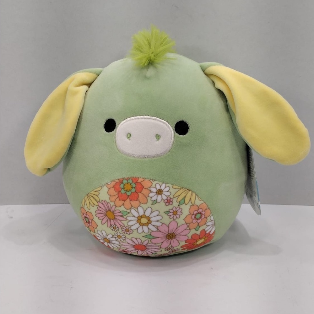 Squishmallows Green Plush with Floral Design brand new w tags juniper